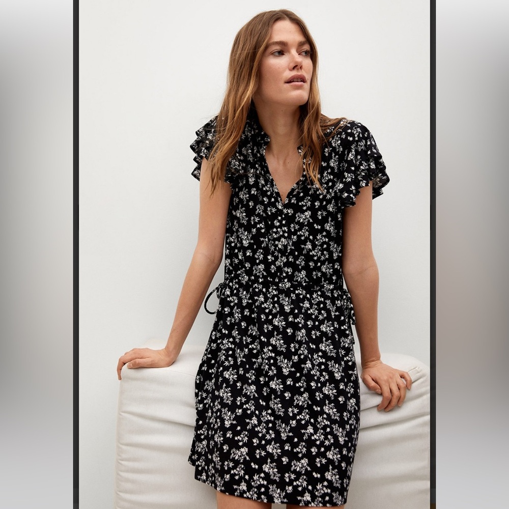 Black Floral Dress
